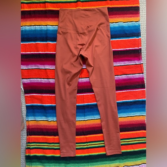 Girlfriend Collective High Rise Compressive Legging, in Orange, size S - Picture 2 of 8